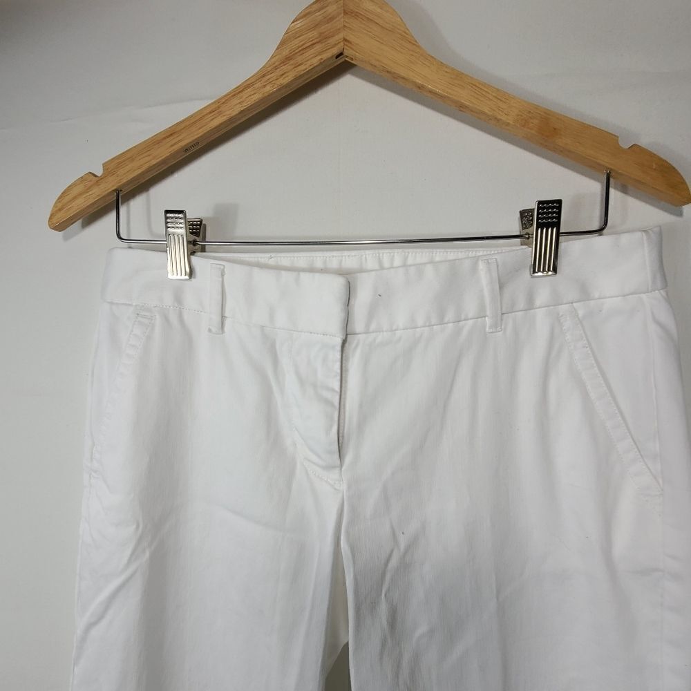 J. Crew White Crop Casual Women's Pants - Picture 5 of 7